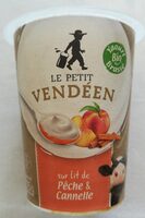 Le petit vendéen sur lit pêche et cannelle