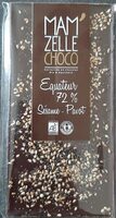 MAM'ZELLE CHOCO Équateur 72% sésame - Pavot