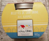 Rillettes de lieu jaune aux agrumes