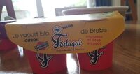 Yaourt bio de brebis citron