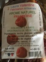 Sucette framboise laura valentine