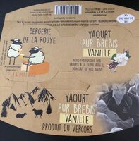Yaourt pur brebis vanille