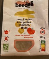 Coquillettes, courgettes, tomates, thym