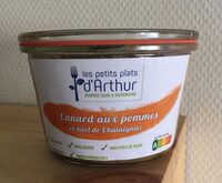Canard aux pommes et miel de châtaignier