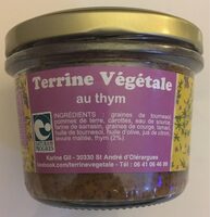 Terrine végétale au thym