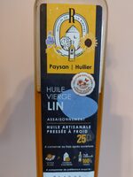 Huile Vierge Lin