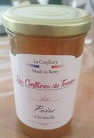 Confiture poire à la vanille