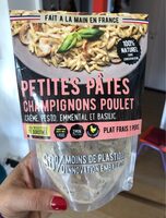 Petites pâtes champignons poulet