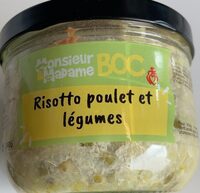Risotto poulet et légumes
