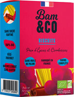 Biscuits Pain d'Épices et Cranberries 100g BIO
