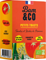 Petits Toasts Tomates et Herbes de Provence 80g BIO