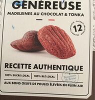 Madeleines au chocolat & tonka