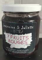 Confiture 7 fruits rouges
