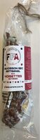 Saucisson sec artisanal aux noisettes entieres