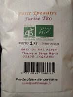 Petit épeautre farine T80