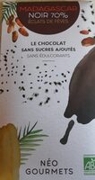 Chocolat Madagascar 70% éclats de fèves