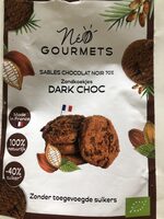 Sablés chocolat noir