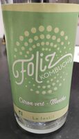 Foliz Kombucha citron Vert menthe