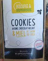 Coo'ies avoine chocolat au lait et miel