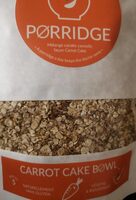 Porridge carrot cake bowl