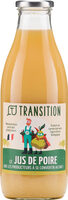 Jus de poire Transition - conversion biologique
