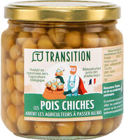 Pois chiches conserve Transition - conversion biologique (265g net égoutté)