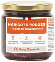 Haricots rouges conserve en conversion bio