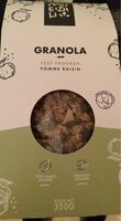 Granola pomme raisin
