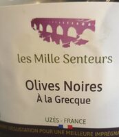 Olives Noires À  la Grecque