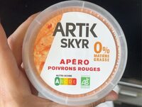 Artik skyr apero poivrons rouges