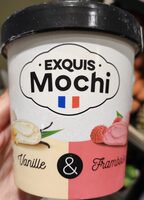 Mochi framboise vanille
