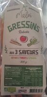 Gressins aux 3 saveurs