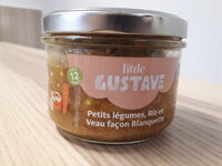Petits légumes, Riz et Veau façon Blanquette - 12 mois