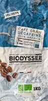 Café grain décaféiné