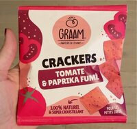 Crackers tomate & paprika fumé