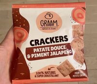 Crackers patate douce & piment jalapeño