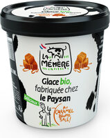 Glace caramel au beurre salé bio
