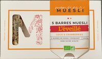 Barres muesli coco cramberries