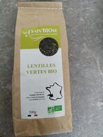 Lentilles vertes bio