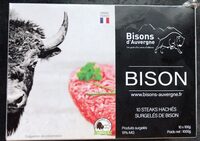 Steaks hachés de bison