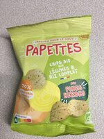 Chips BIO aux légumes et riz complet, aux fines herbes