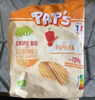 Chips bio aux legumes & riz complet
