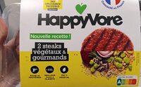 2 Steaks végétaux et gourmands