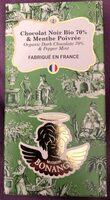 Chocolat Noir Bio 70% & Menthe Poivrée
