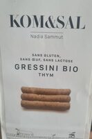 Gressins bio sans gluten kom&sal