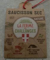 Saucisson sec nature