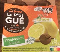 Yaourt sur lit de citron