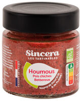 Houmous pois chiches betterave
