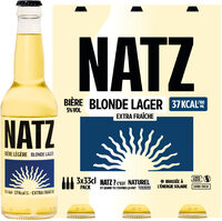 Natz - pack 3 x 33cl - biere blonde lager