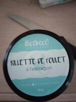 Rillettes de poulet à l'estragon